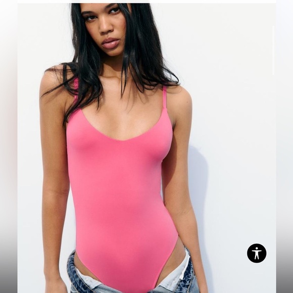 ZARA Polyamide Bodysuit - Picture 2 of 8